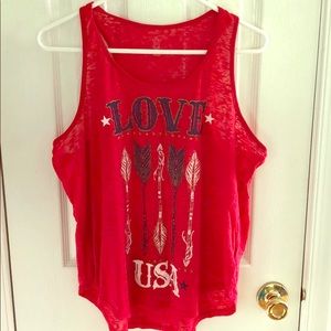 Patriotic tank top